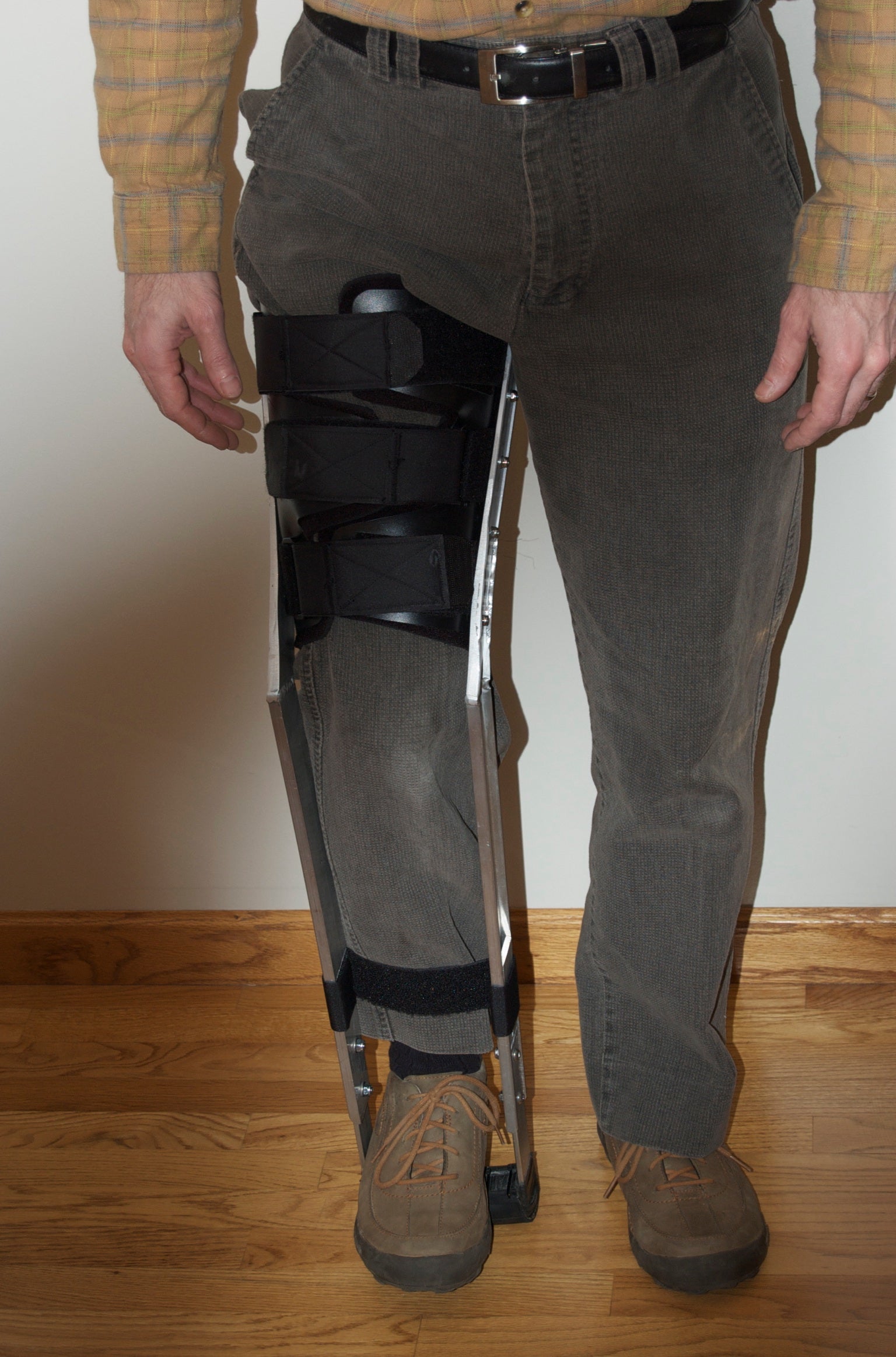 Original Freedom Leg prototype from front