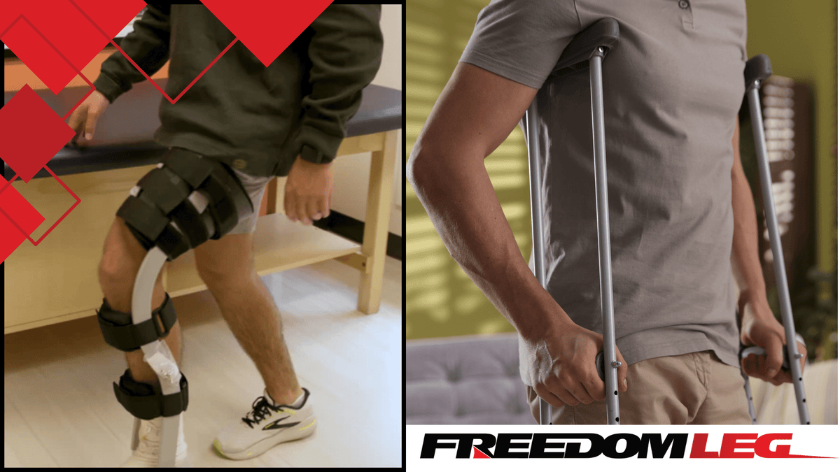 Best Way to Shower with Non Weight Bearing Leg – Freedom Leg brace