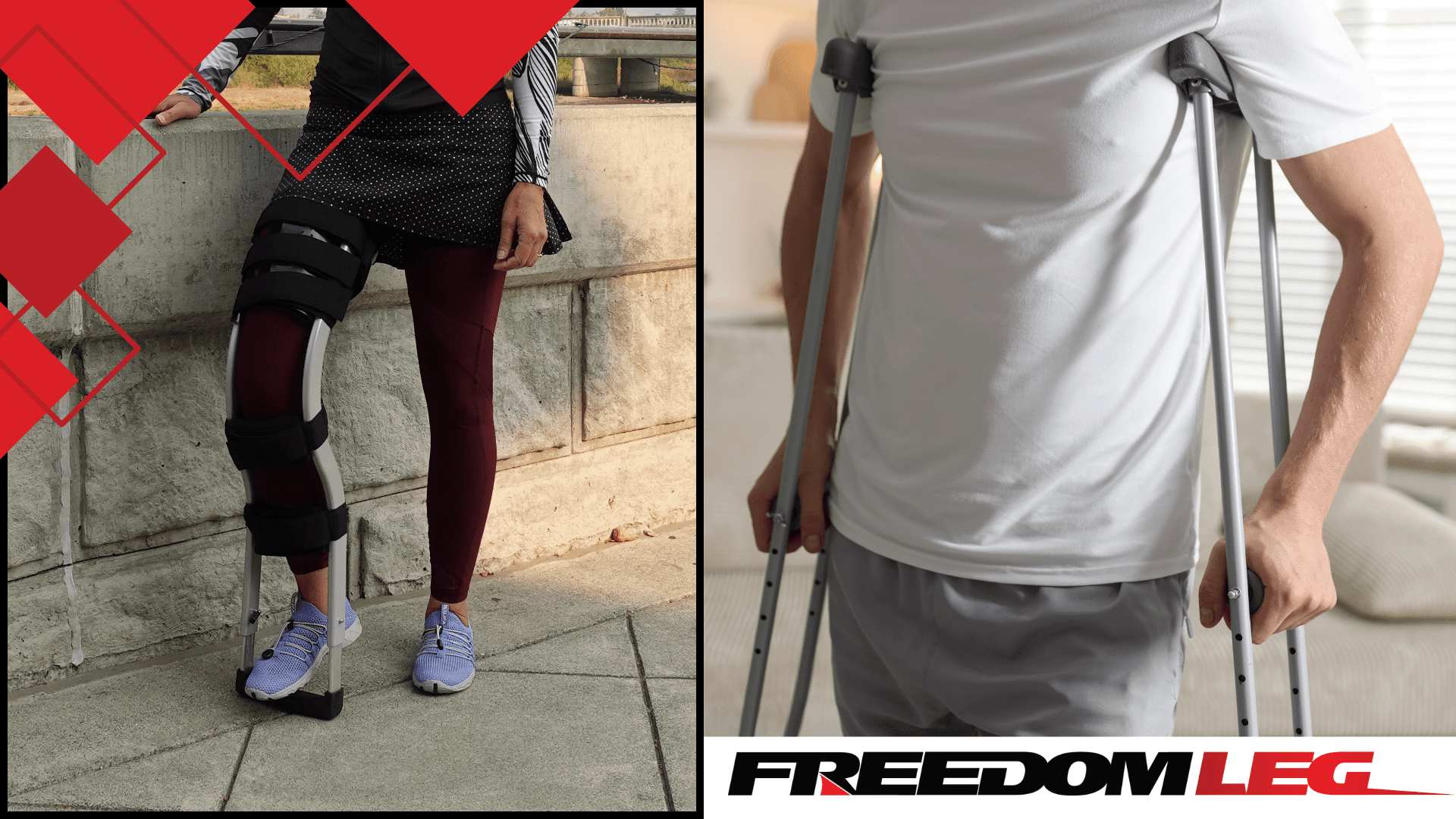 Side effects of using crutches: Go Pain free with Freedom Leg