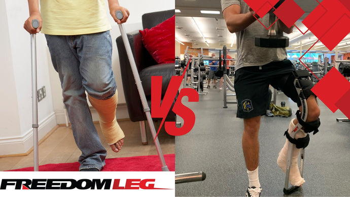 Forearm Crutches vs Freedom Leg Hands Free Crutch-Which is the Best?