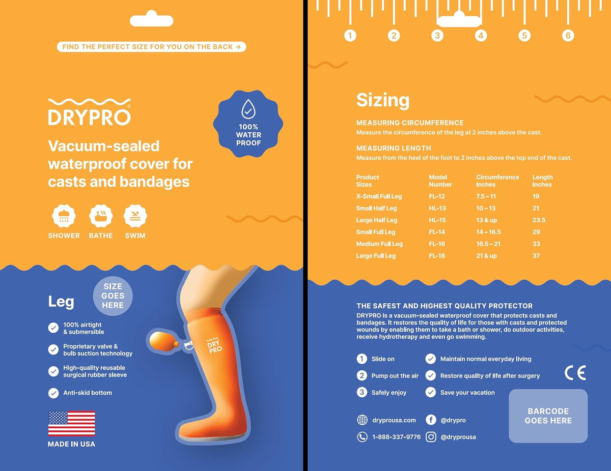 DryPro FL-15 Waterproof Vacuum Sealed Cast Cover