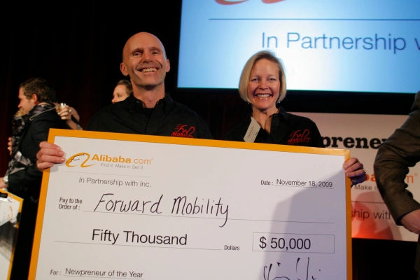 Freedom Leg awarded $50,000 and Newpreneur of the Year award